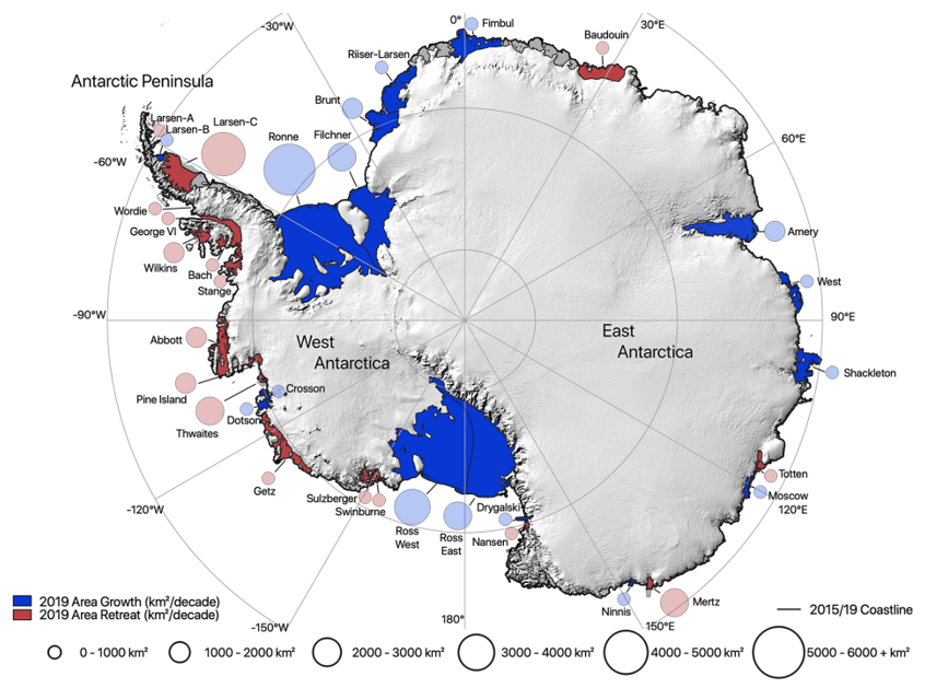 Antarktis taber ikke is